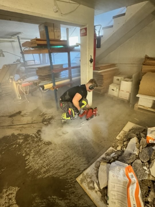 Sågning i betonggolv