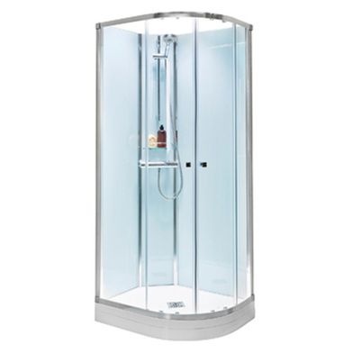Duschkabin Alterna Picto 80 × 80 cm, med blandare